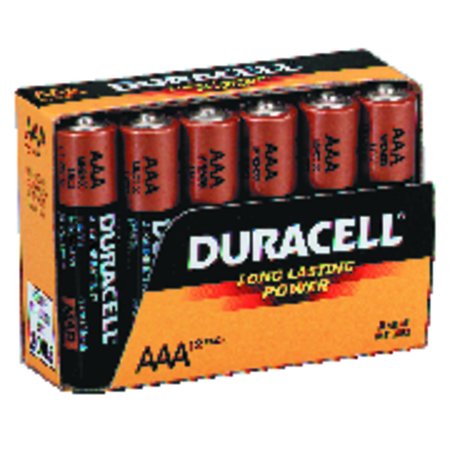 DURACELL Coppertop AAA Alkaline Batteries 12 pk Carded, 12PK 04344